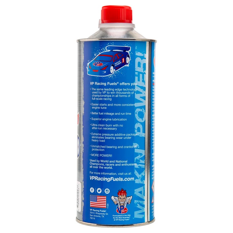VP Racing Hobby Fuels 1 Quart 20-Percent Nitrofuel - Image 3
